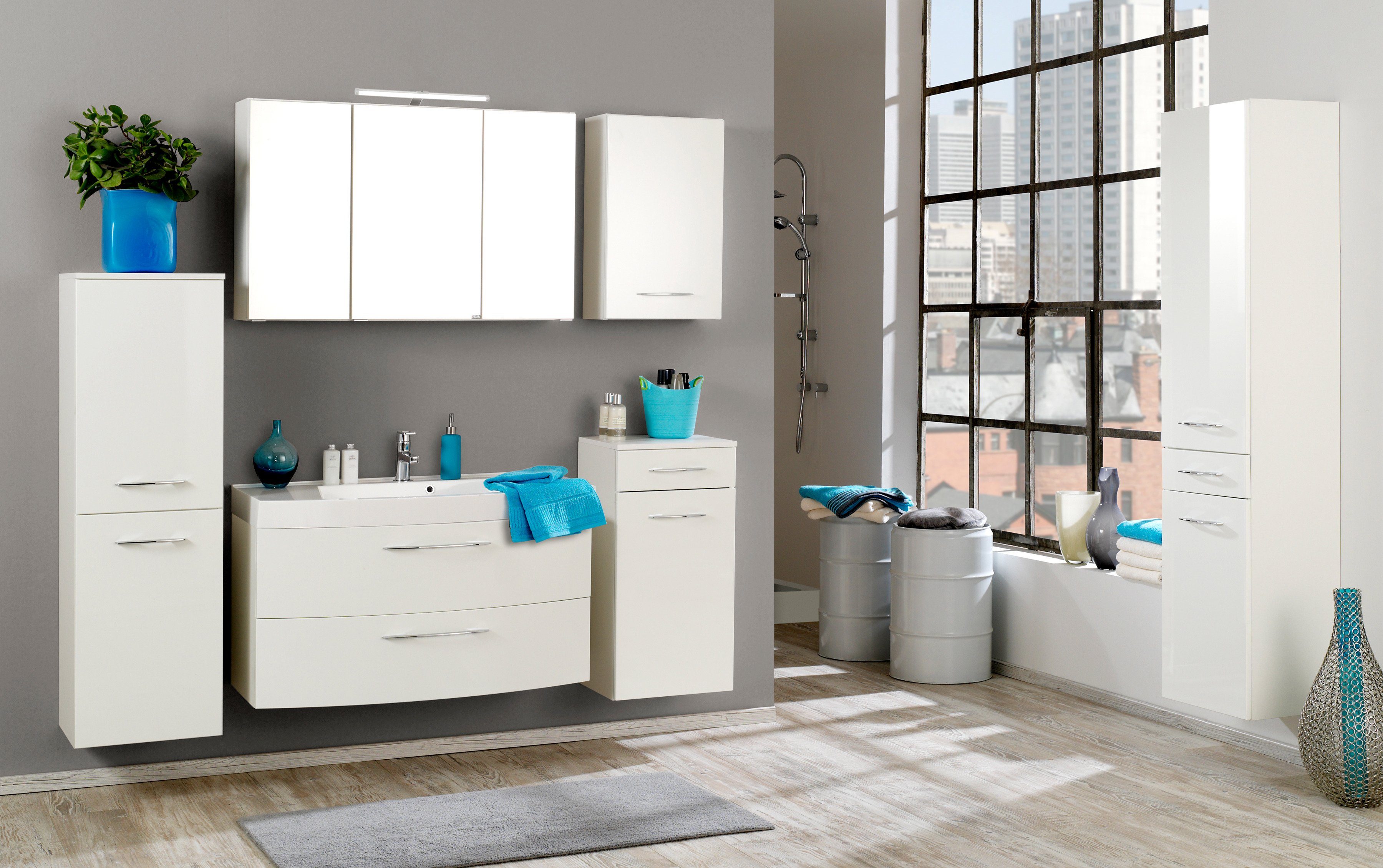 welltime Unterschrank "Florida" Breite 40 cm, mit Softclose und Türdämpfern günstig online kaufen