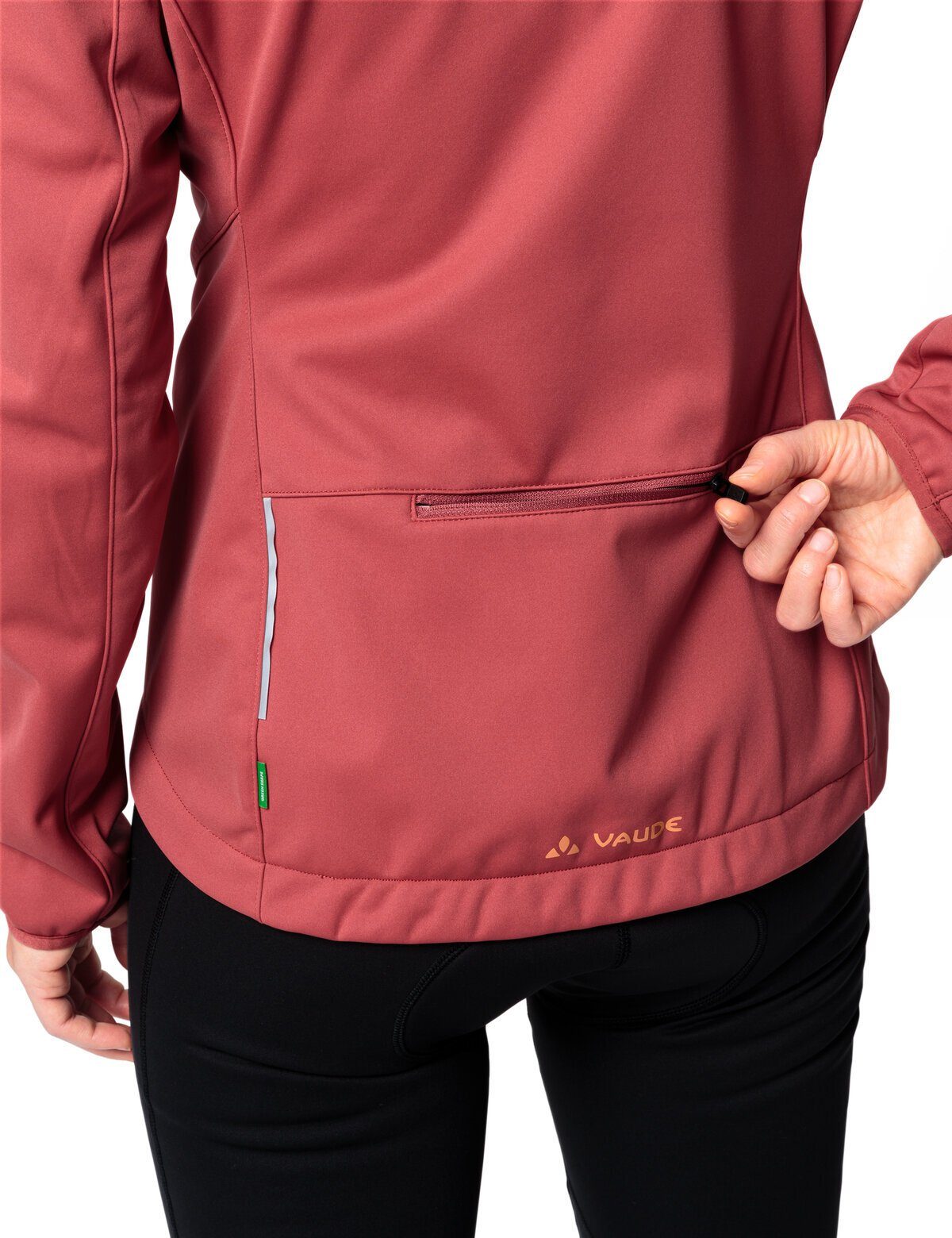 Jacket II Klimaneutral Outdoorjacke VAUDE Softshell kompensiert Matera (1-St) brick Women's
