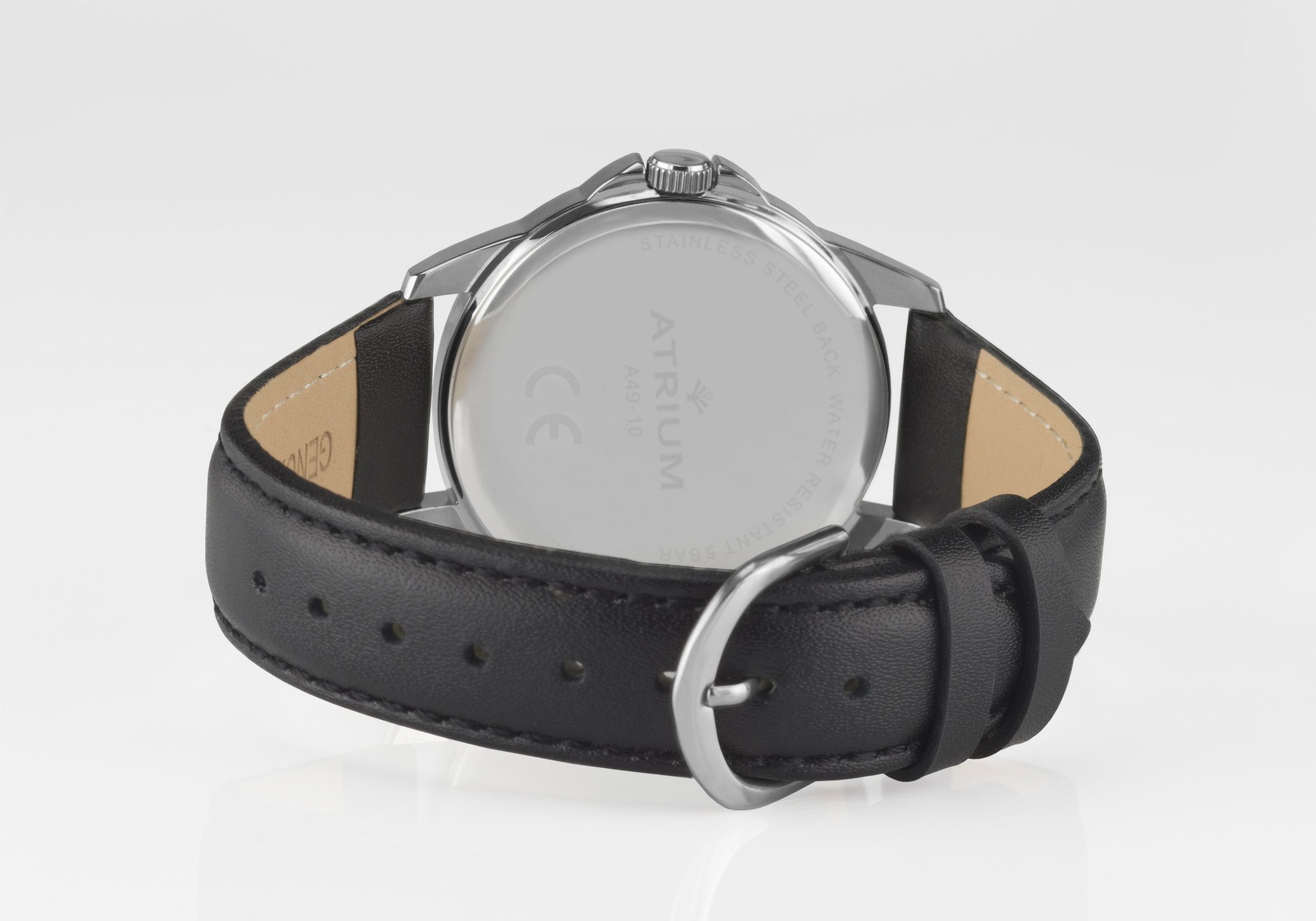 Atrium Quarzuhr A49-10 Damen Armbanduhr Lederband, analog klassisch schlicht modern deutlich Geschenk Ø 27 mm