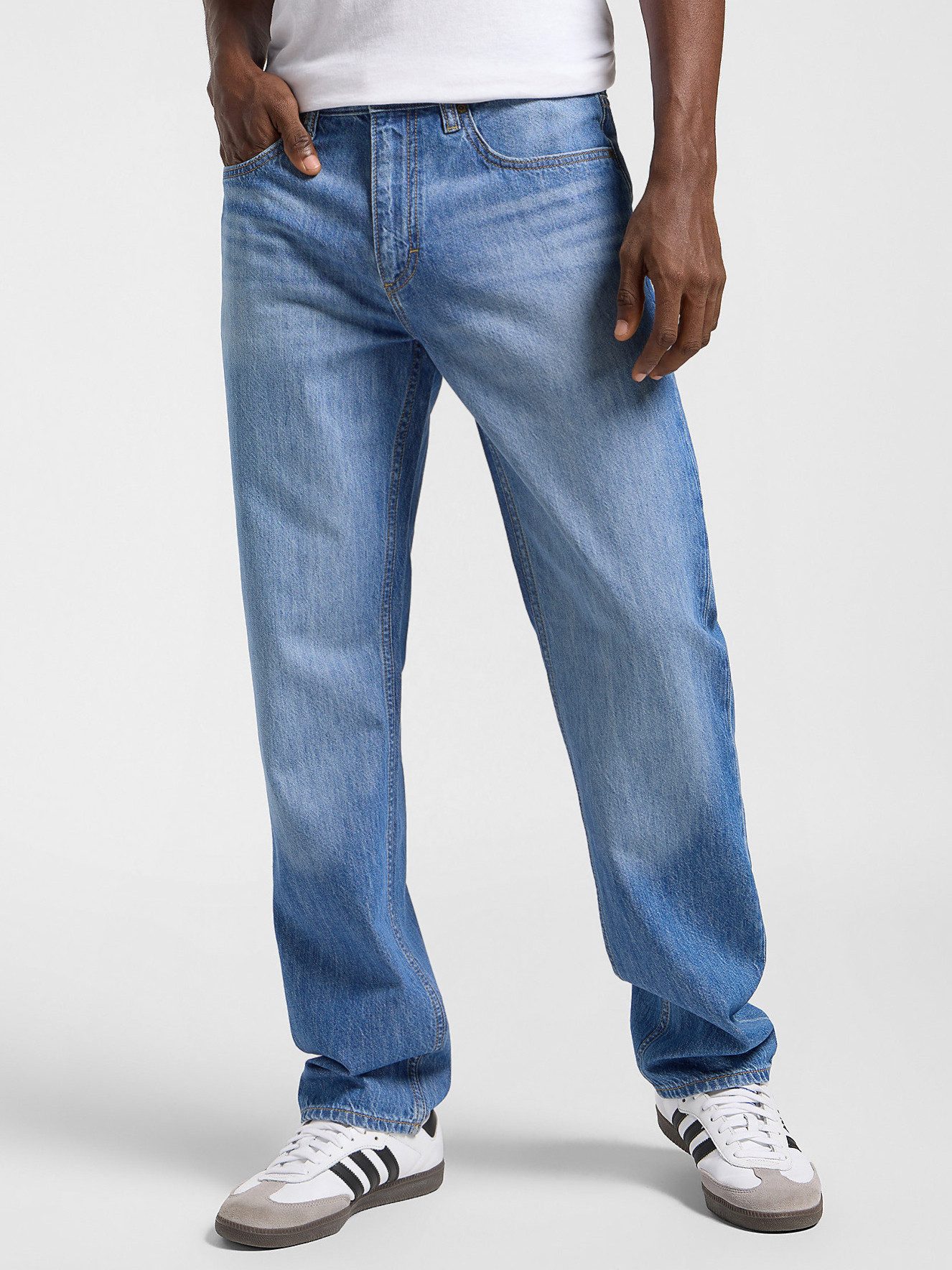 Lee® Straight-Jeans Leicht & Supersoft - WEST ANCHORE - Länge:34 Regular Fit, ohne Stretch