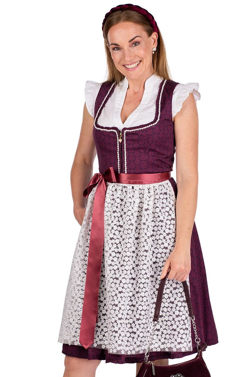 MarJo Dirndlbluse Dirndlbluse - KIENBERG - offweiß, weiß