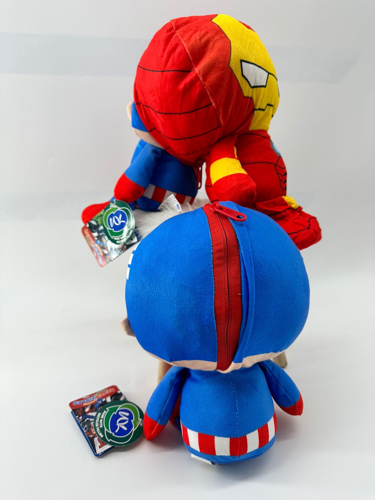 MARVEL Kuscheltier Reversible 30 cm Kuscheltier Wende Plüschtier (1-St), Marvel Wende Kuscheltier 30 cm Captain America Ironman