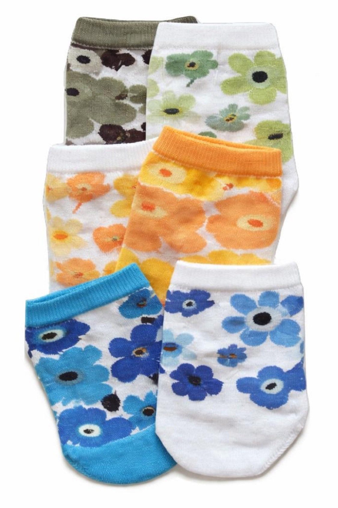 Cocain underwear Zehlinge Damen Füsslinge halbe Socken Zehling für fersenfreie Schuhe Baumwolle (6 Paar) gute Luftzirkulation – Bild 2 von 3