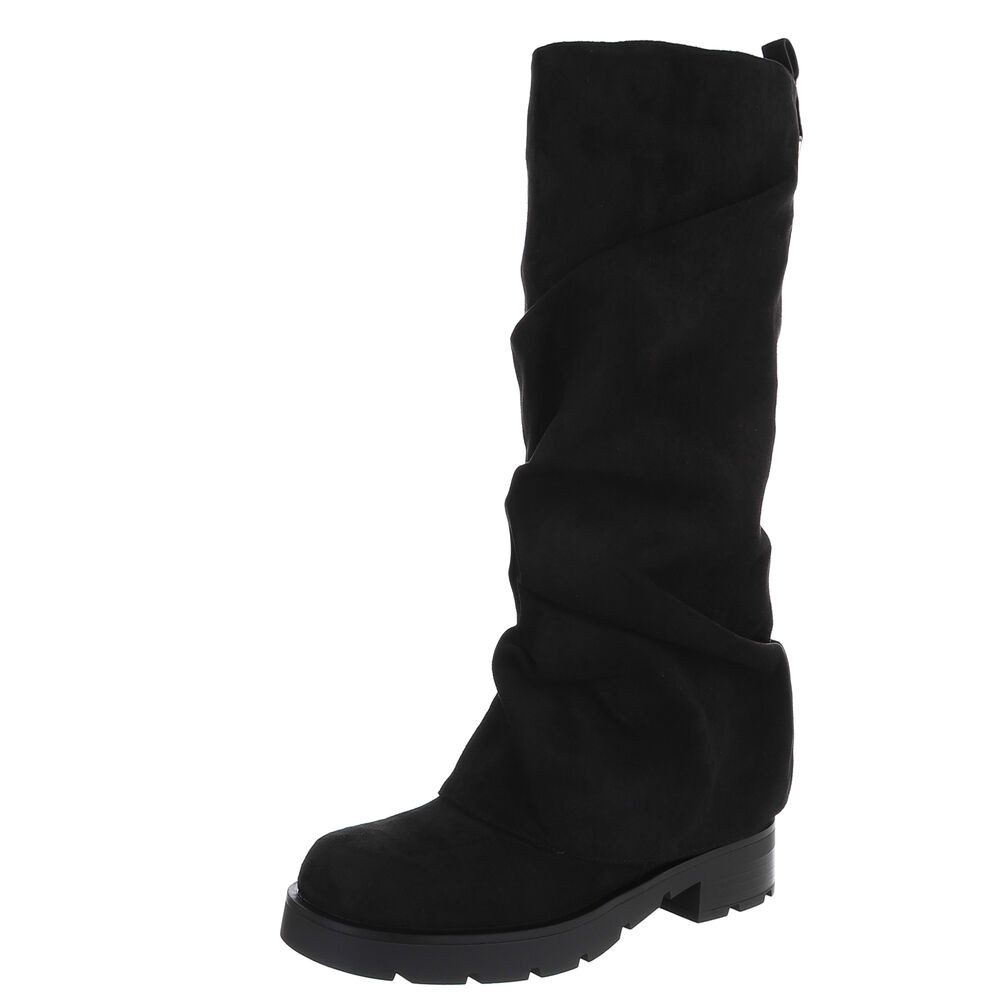 Ital-Design Schlupfstiefel mit Faltenoptik für Damen, Alltag & Freizeit Wes günstig online kaufen