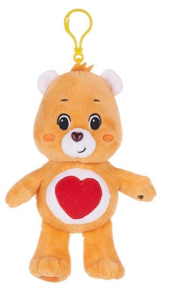 soma Kuscheltier Glücksbärchi Kuscheltier Care Bear Geheimnis Bärchi braun Bagclip 14cm (1-St), Super weicher Plüsch Stofftier Kuscheltier für Kinder zum spielen