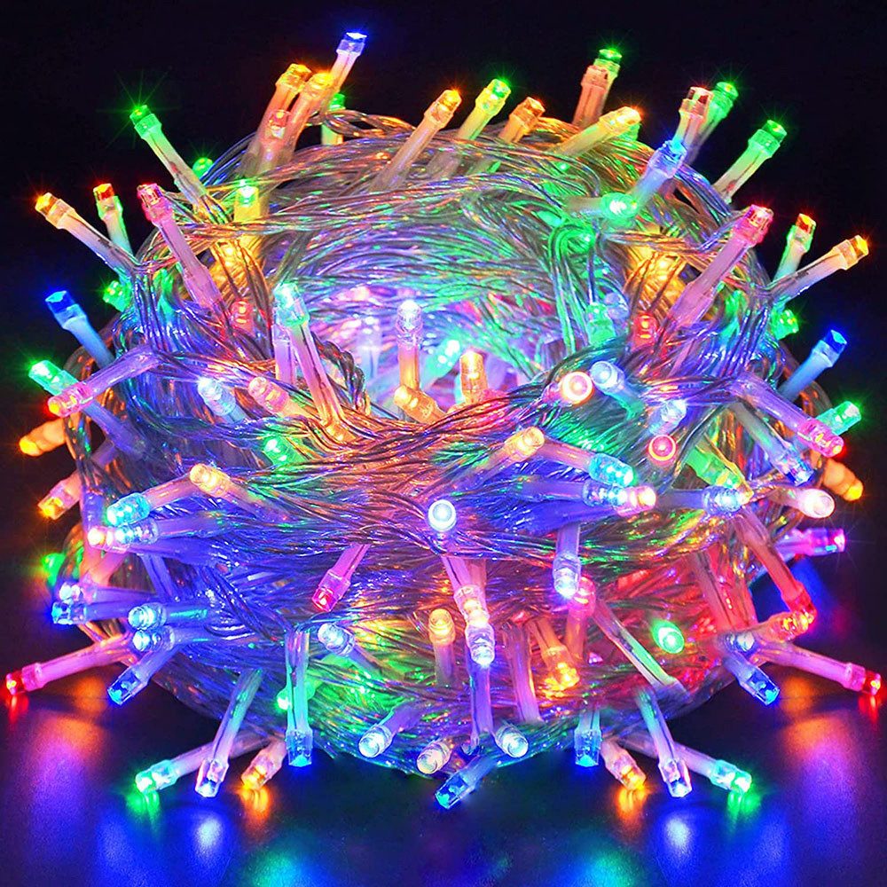 Rosnek Lichterkette 20M/30M/50M/100M 31V DC LED-Lichterkette, Timer, Speich günstig online kaufen
