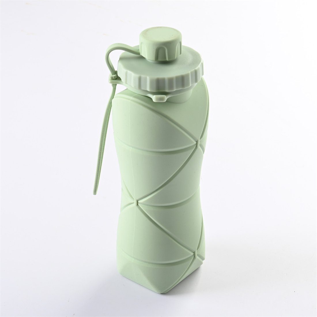 DÖRÖY Trinkflasche Faltbarer Sportbecher, Outdoor 600ml Wasserflasche Travel Portable