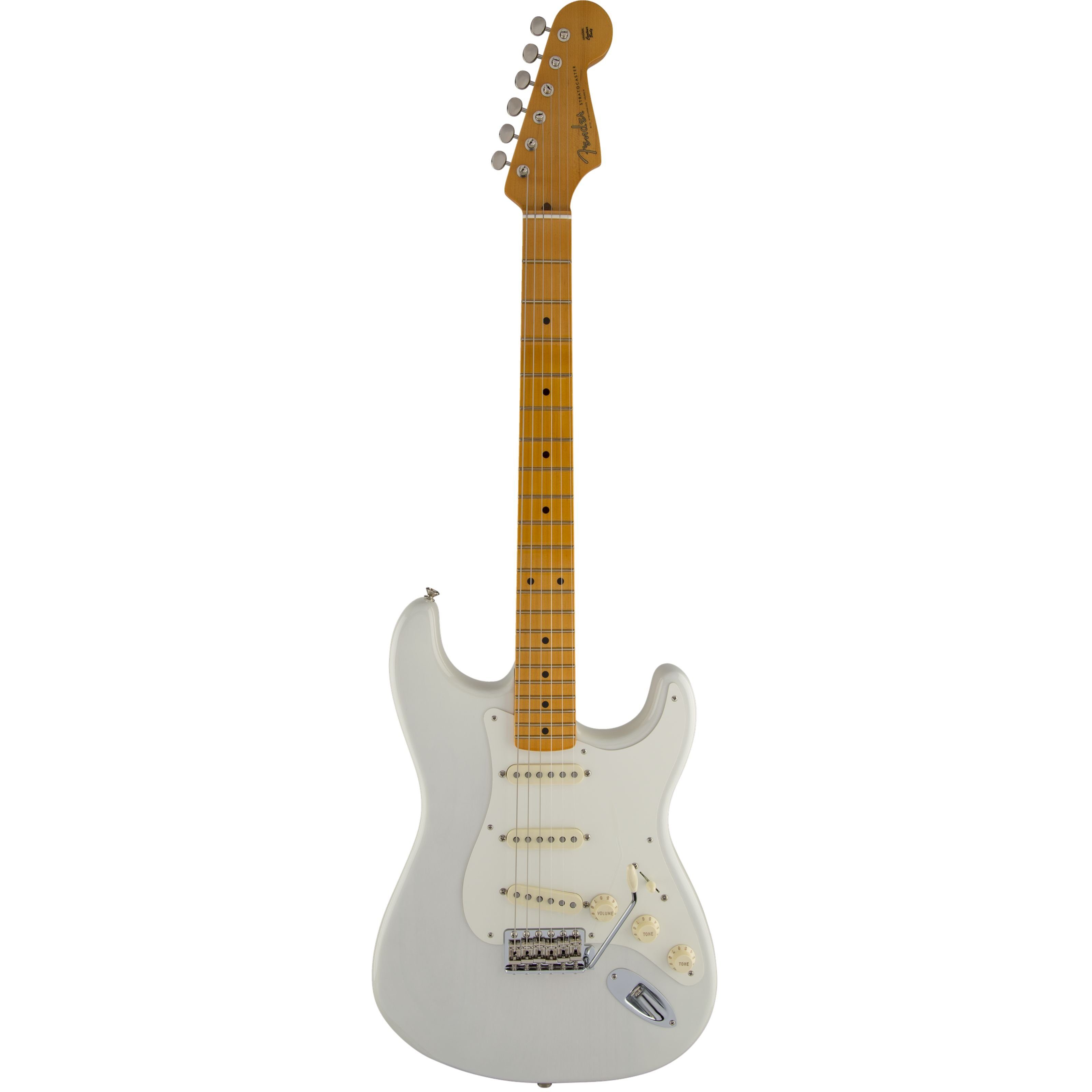 Fender E-Gitarre, Eric Johnson Stratocaster Maple White Blonde - E-Gitarre