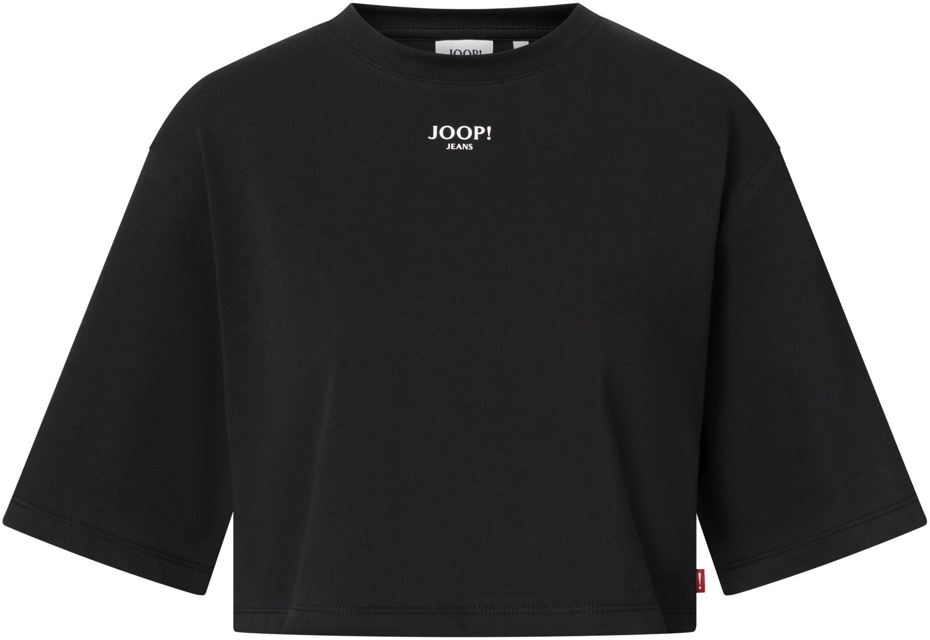 Joop Jeans Rundhalsshirt Taky in Cropped-Länge günstig online kaufen