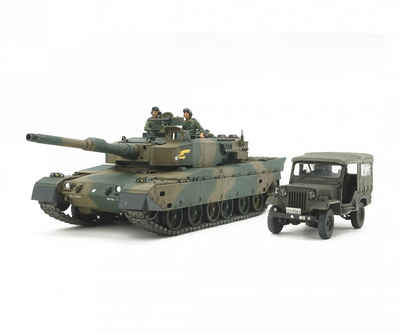 Tamiya Modellbausatz Tamiya 1:35 JGDF Kampfpanzer Typ 90 m. Typ 73 Fhzg. 300025186
