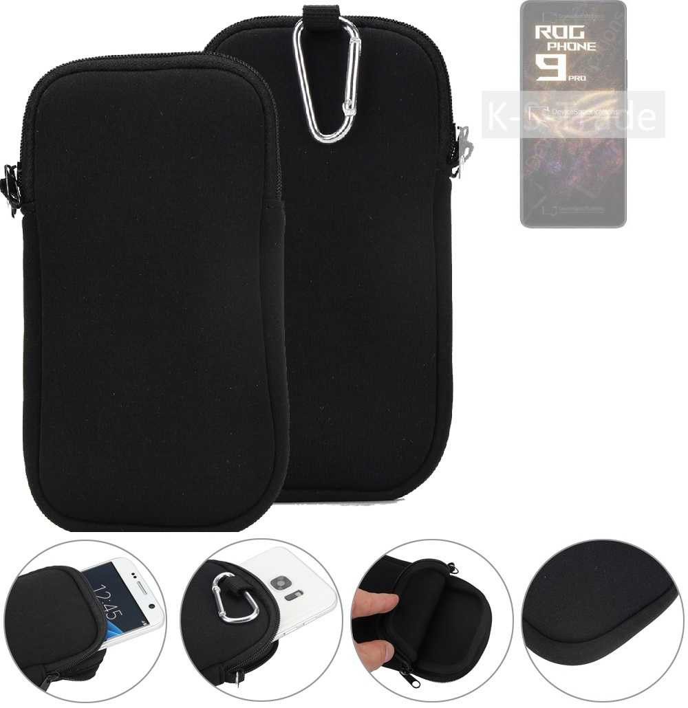 K-S-Trade Handyhülle für Asus ROG Phone 9 Pro, Neopren-Hülle Handyhülle Schutzhülle Neoprenhülle Sleeve
