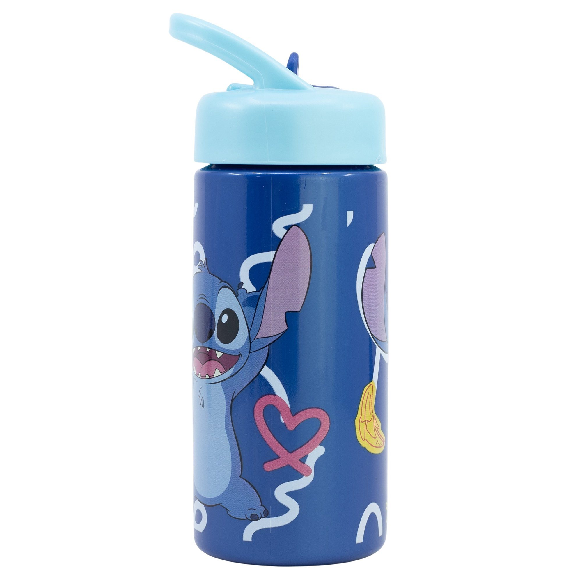 Stitch mit 410 Wasserflasche Flasche Disney Trinkflasche Disney Kinder Haltegriff ml