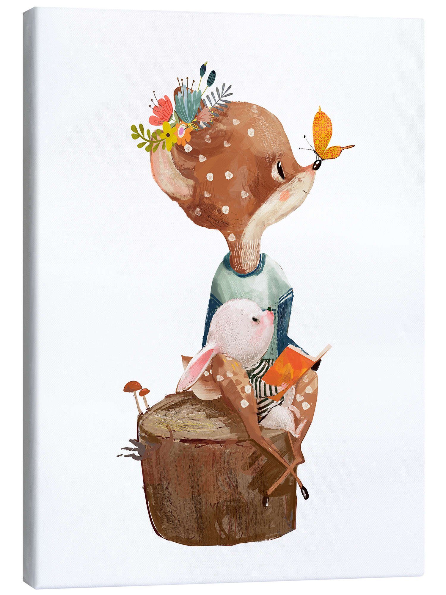 Leinwandbild Eve Farb