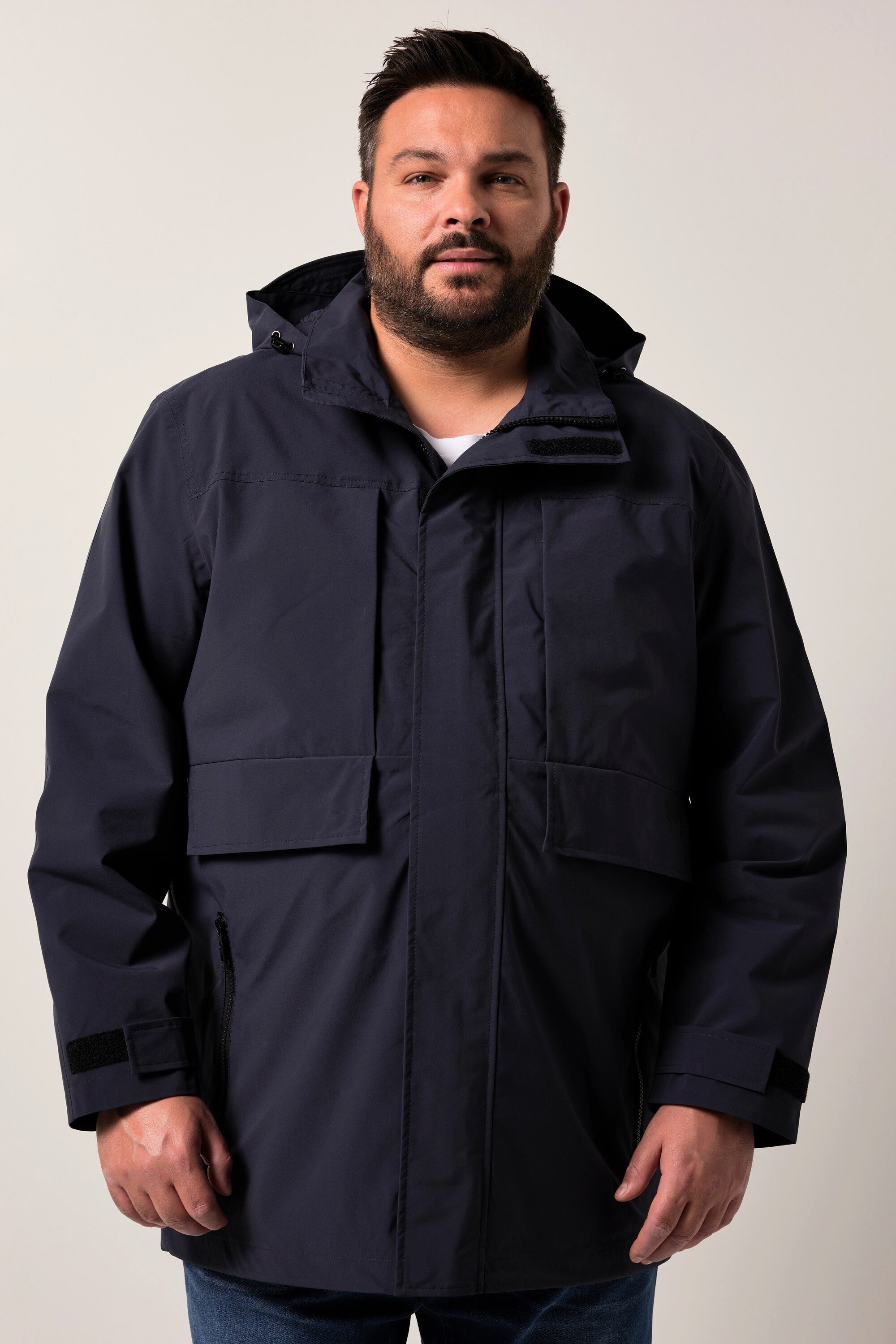 Men Plus Fieldjacket Men+ Regenjacke Funktion Kapuze bis 8 XL günstig online kaufen