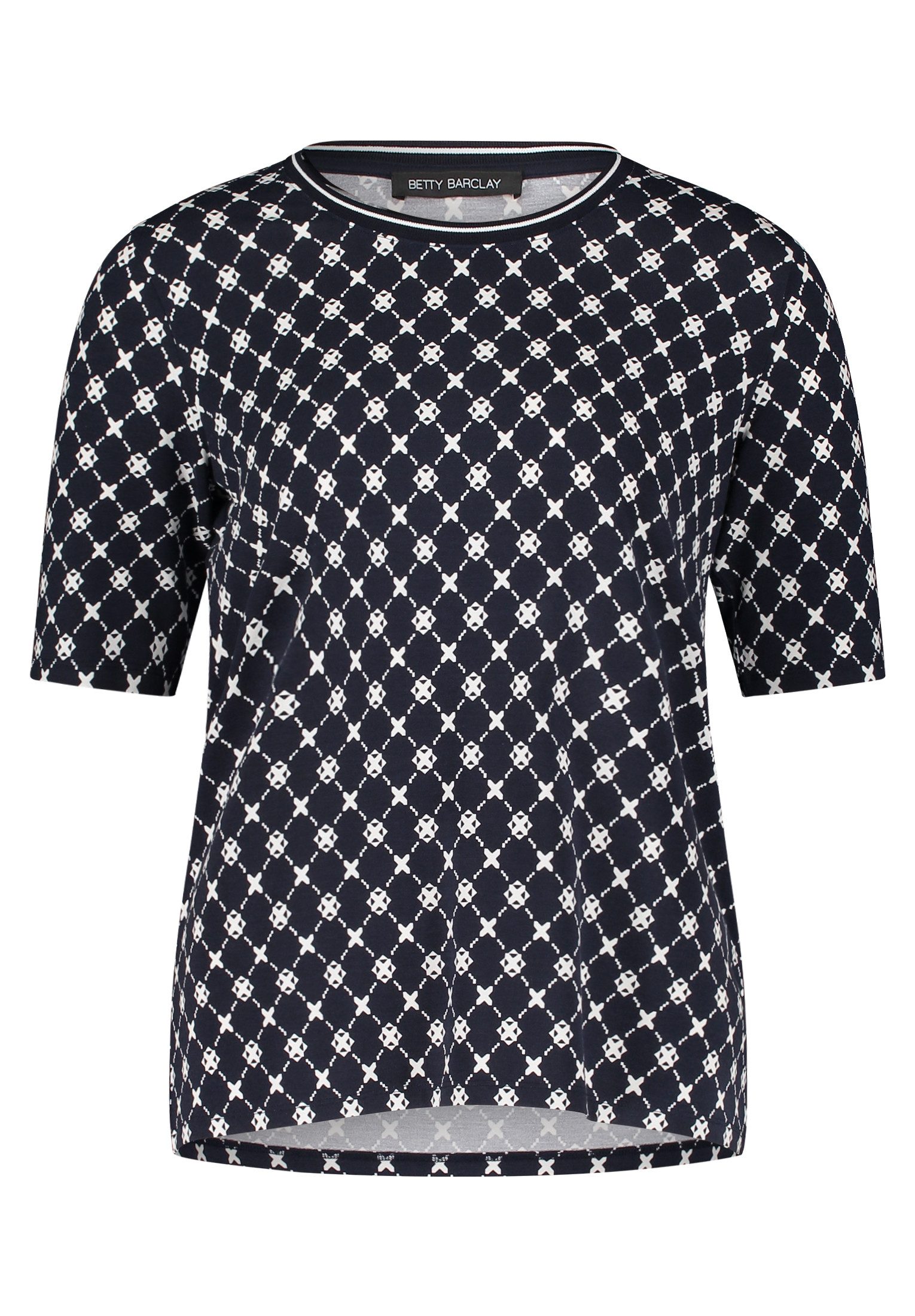 Betty Barclay Kurzarmshirt Damen mit Rippbündchen (1-tlg) günstig online kaufen