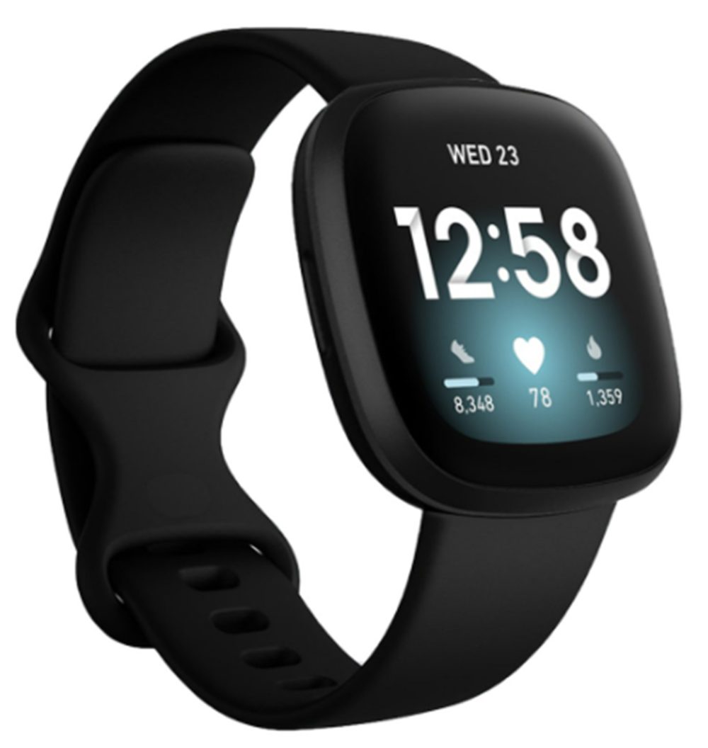 mit ELEKIN Herren 3 Fitbit Armband Damen Schwarz Smartwatch-Armband Sense/Versa für Kompatibel