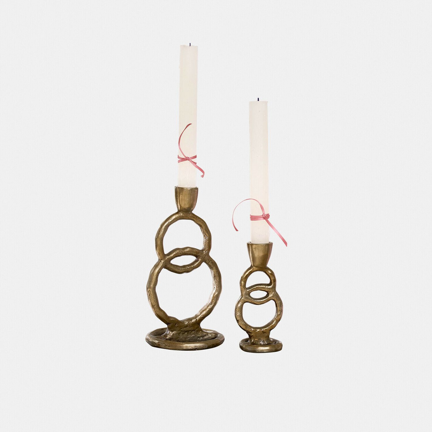 Mirabeau Kerzenständer Kerzenständer 2er Set Corvane antikmessing