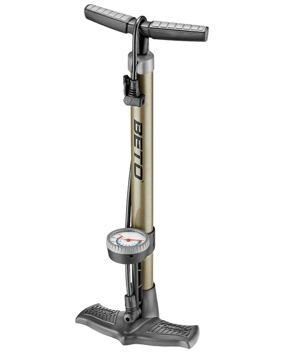 matrix Fahrradpumpe Matrix SP50 Standpumpe, Schwarz-Grau