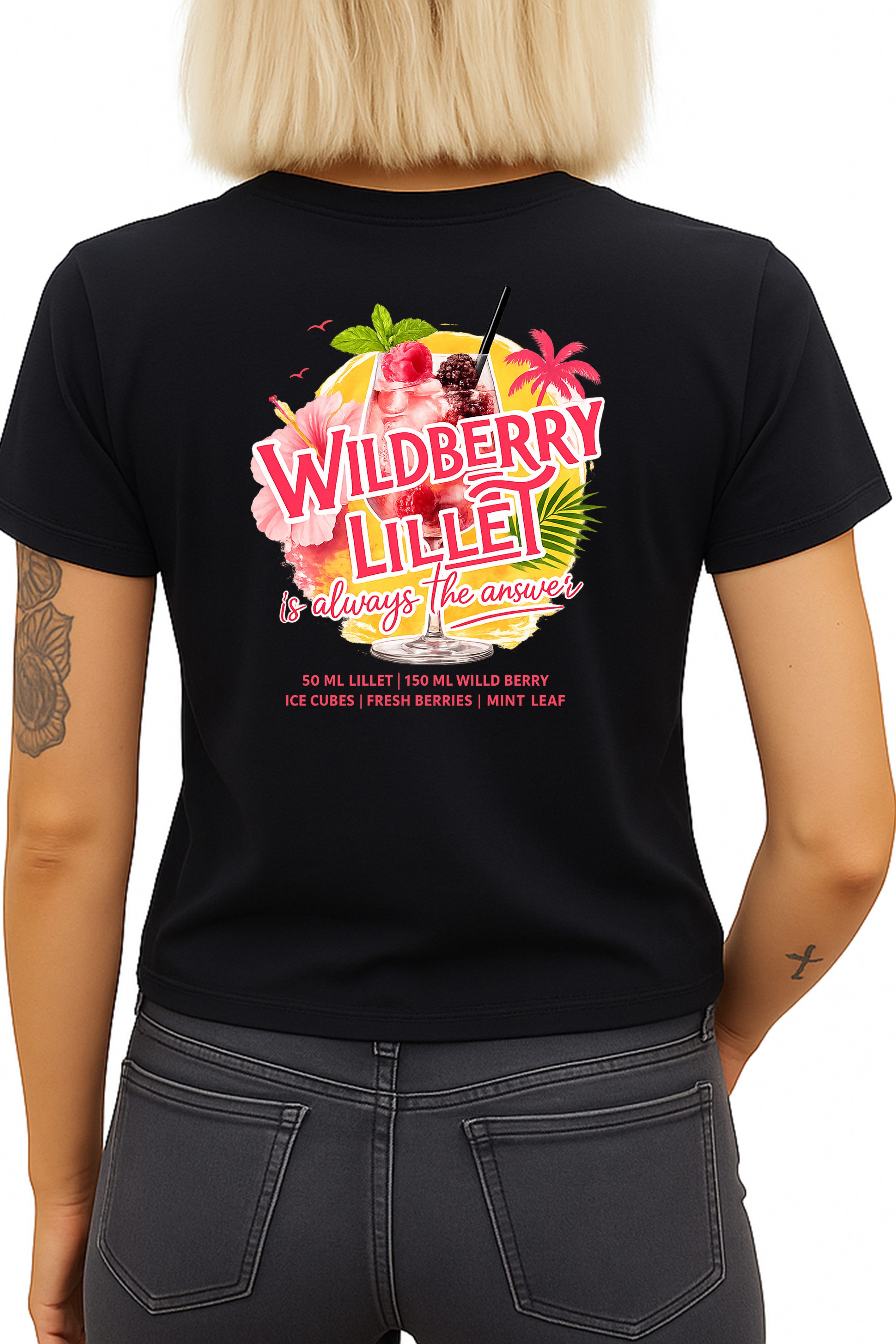 Banco T-Shirt Damen Shirt Classic Top Sommer Basic "Wildberry Lillet" aus 100% Baumwolle