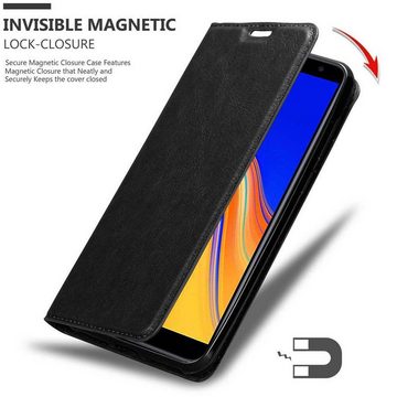 Cadorabo Handyhülle Samsung Galaxy J6 PLUS Samsung Galaxy J6 PLUS, Klappbare Handy Schutzhülle - Hülle - mit Standfunktion und Kartenfach