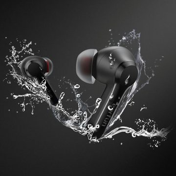 Earfun Air Pro 2 TWS Bluetooth Ohrhörer In-Ear-Kopfhörer (Wireless, Active Noise Cancelling, Fast Charge, 6 Mics, 34 Std. Spielzeit, IPX5)