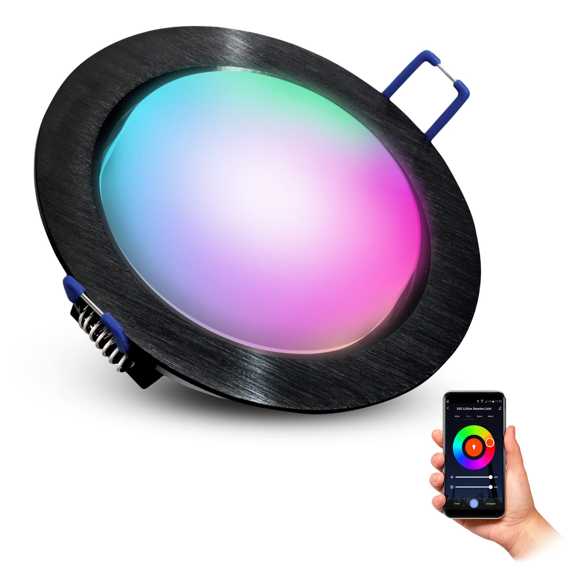 SSC-LUXon LED Einbaustrahler RX-3 Alu Einbauleuchte günstig online kaufen