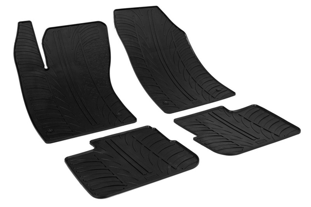 AZUGA Auto-Fußmatten Gummi-Fußmatten passend für Fiat Tipo Limousine ab 2016, für Fiat Tipo Stufenheck