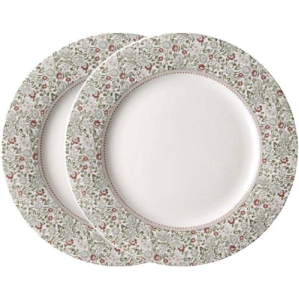 LAURA ASHLEY Geschirr-Set Teller-Set (23cm) Wild (2-teilig) Clematis