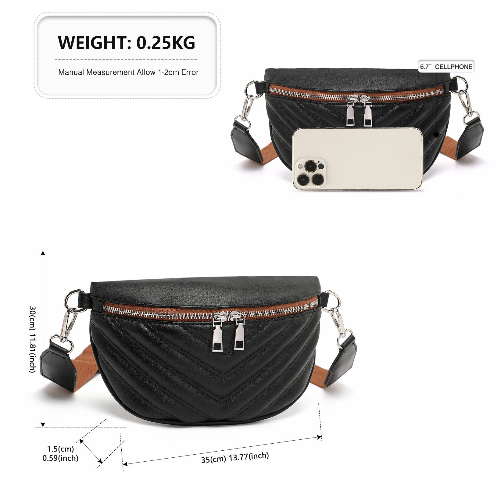 Miss Lulu Bauchtasche Damen Elegante Crossbody günstig online kaufen