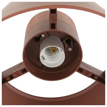 SLV Spiegelleuchte Deckenleuchte Photoni in Rostfarbig E27 IP55, keine Angabe, Leuchtmittel enthalten: Nein, warmweiss, Badezimmerlampen, Badleuchte, Lampen für das Badezimmer