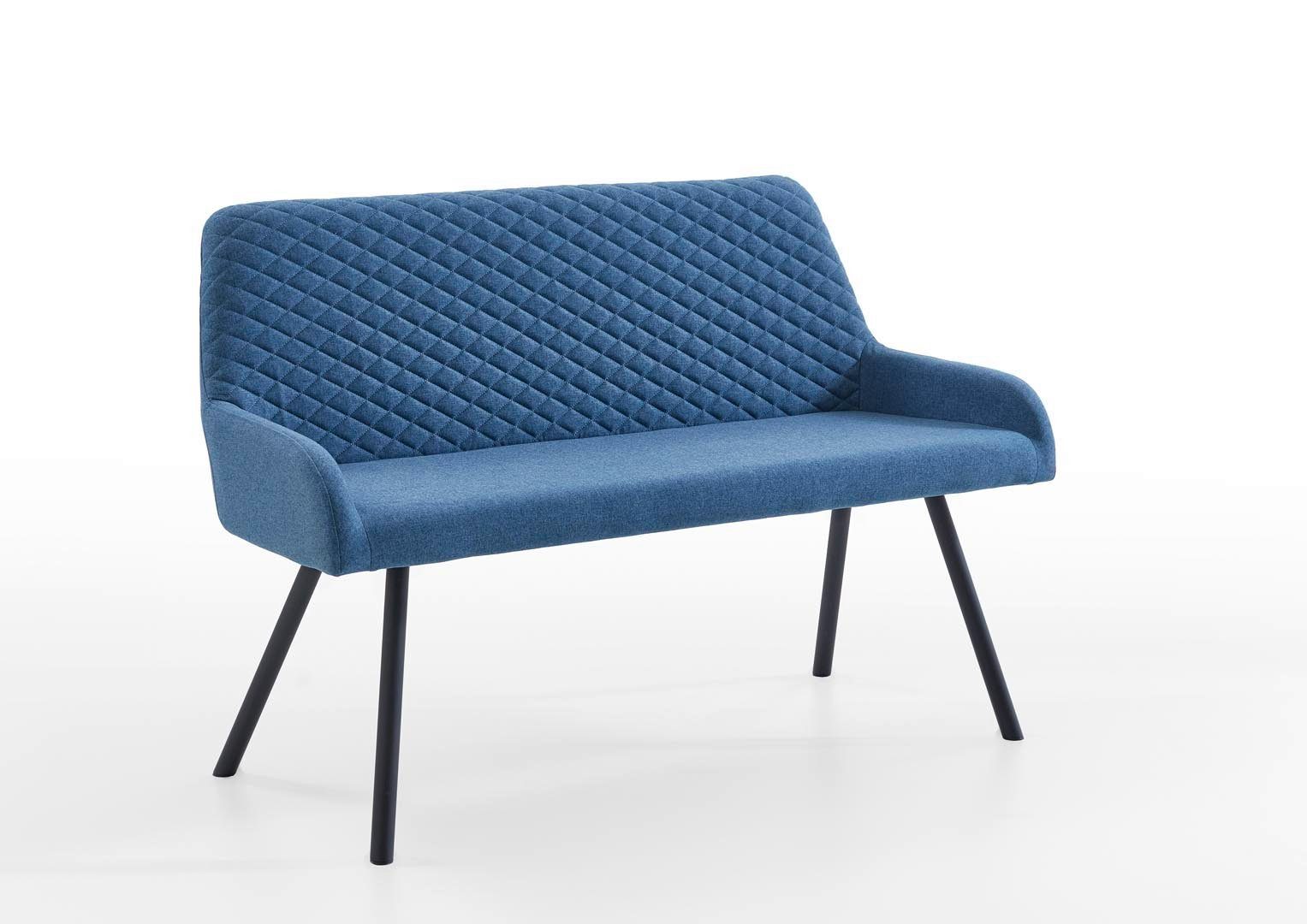 ebuy24 Esszimmerstuhl Meran Esstisch Sofa blau.