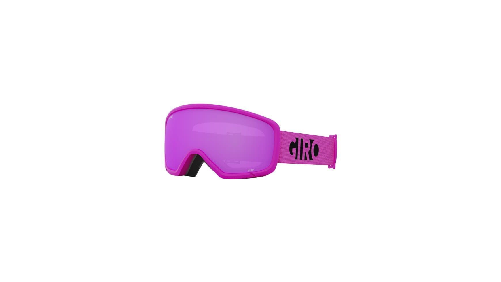 Giro Skibrille Giro Kids Stomp / Modell 2022 Kinder Accessoires Pink Black Blocks - Amber Pink
