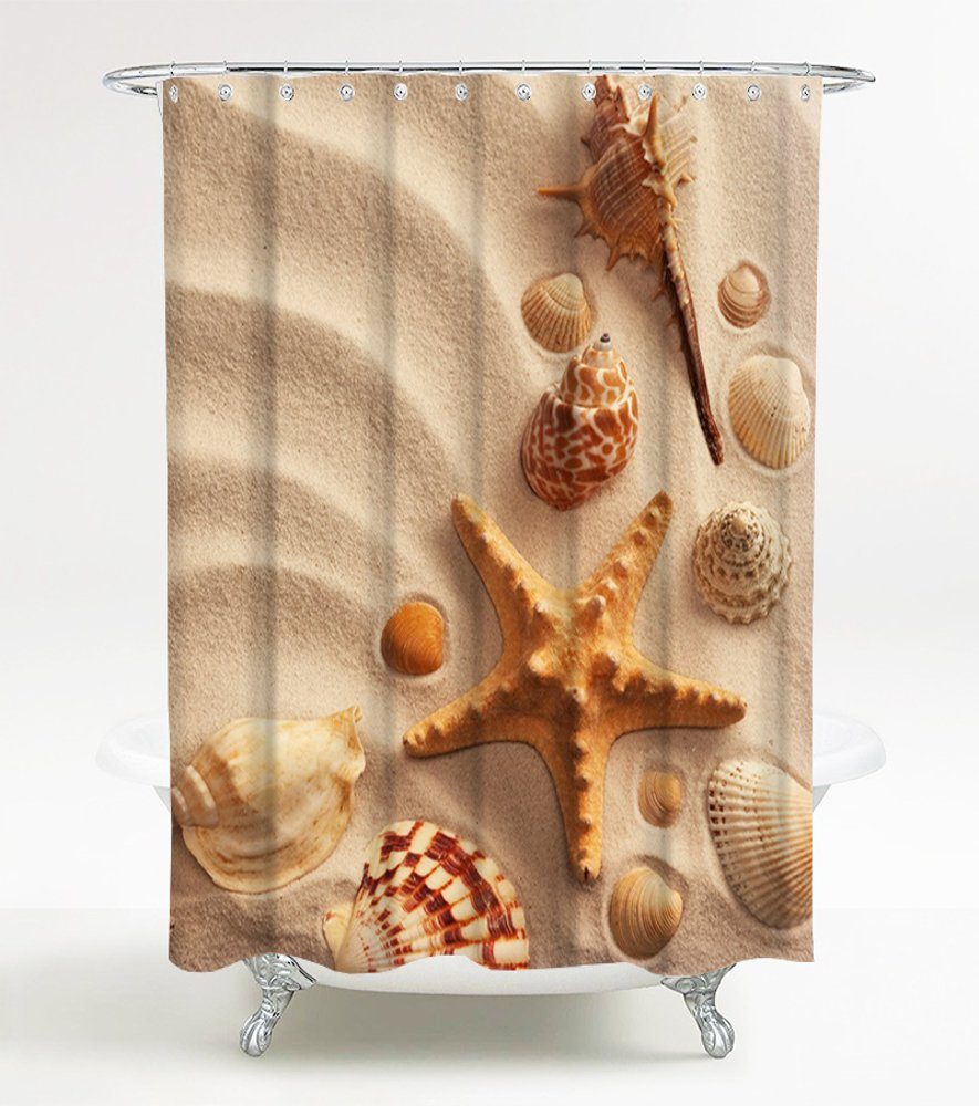 Sanilo Duschvorhang Sanibel 180 x 200 cm, 100% wasserdicht, Anti-Schimmel-E günstig online kaufen