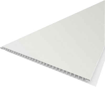 Baukulit VOX Verkleidungspaneel »B25 glatt«, BxL: 260x25 cm, (Set, 5-tlg) weiß