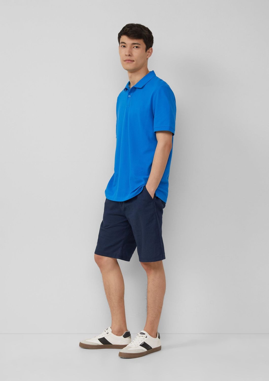 s.Oliver Poloshirt Poloshirt Polokragen, Knöpfe, Regular Fit – Bild 4 von 5