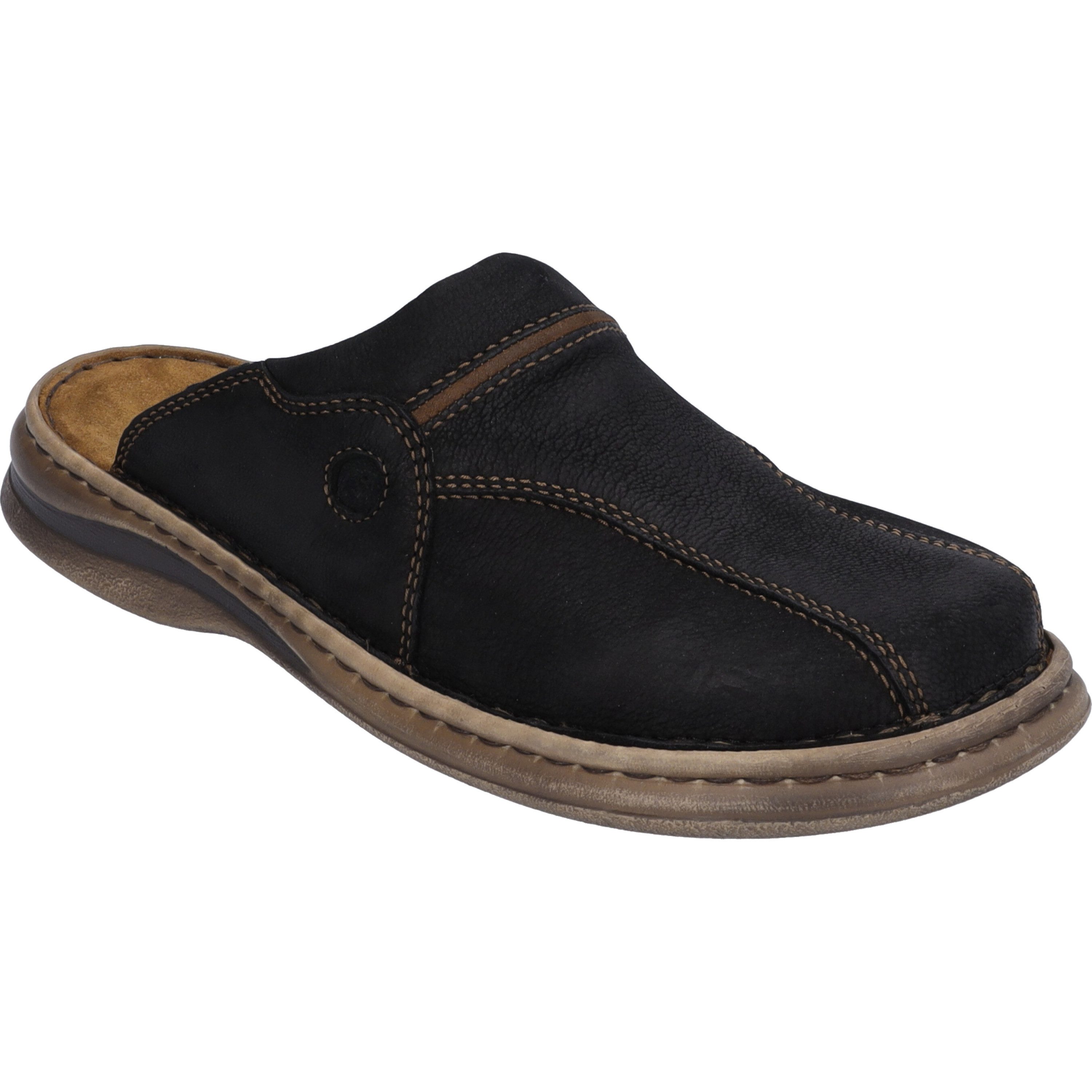 Josef Seibel KLAUS Sabot, Sommerschuh, Schlappen, Hausschuh, mit gepolsterter Lederinnensohle