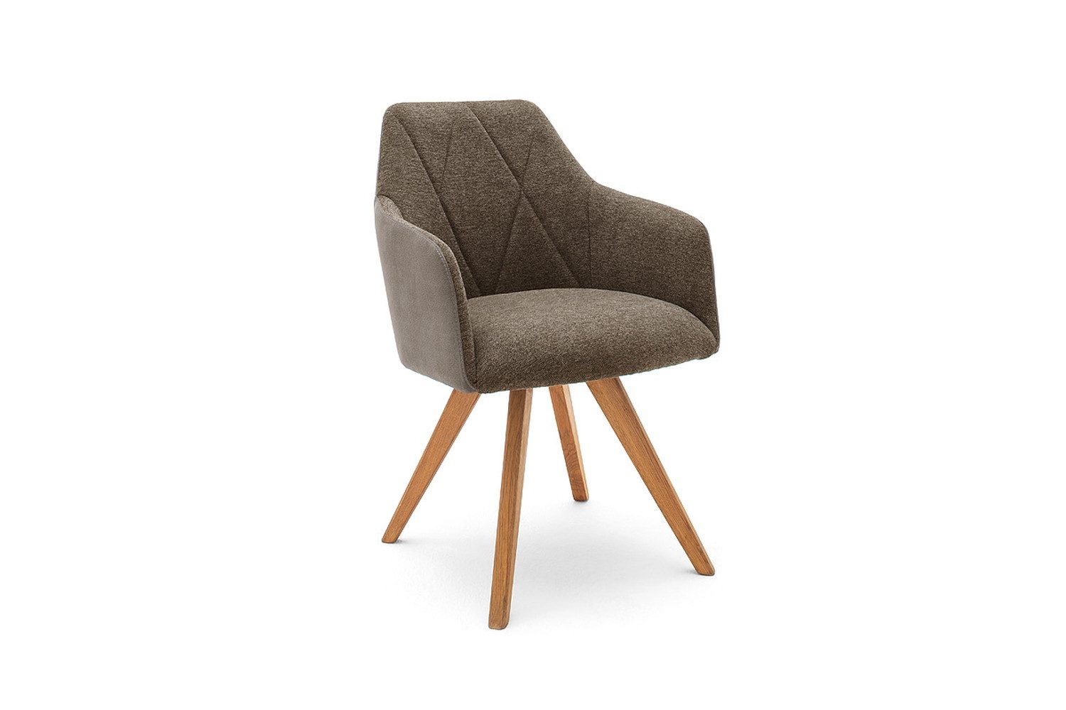 freiraum Polsterstuhl REDDING, in cappuccino - 57x85x62 (BxHxT)