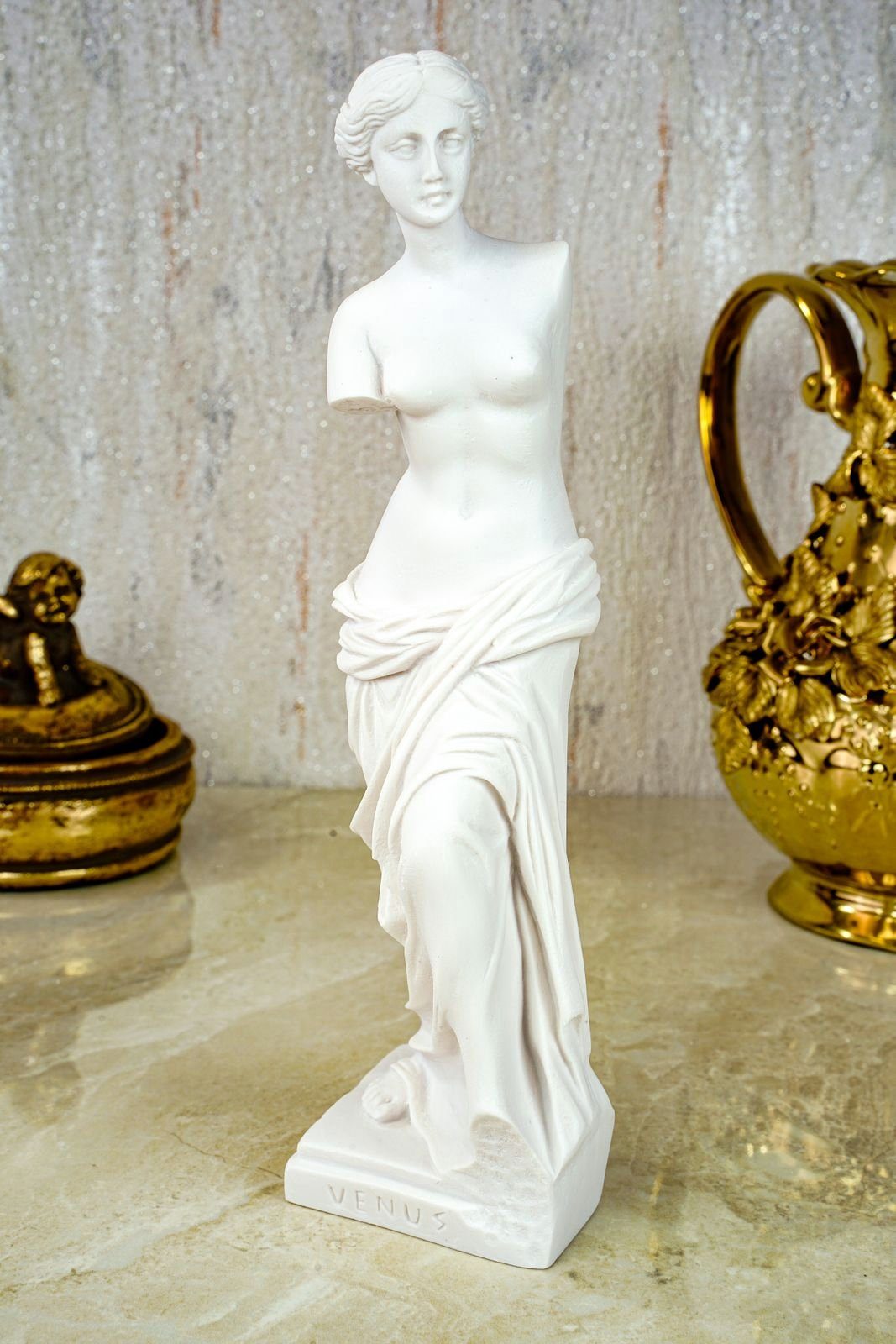 Alabaster Venus 24 Milo Skulptur Dekofigur von Figur Schatzkiste Kremers cm