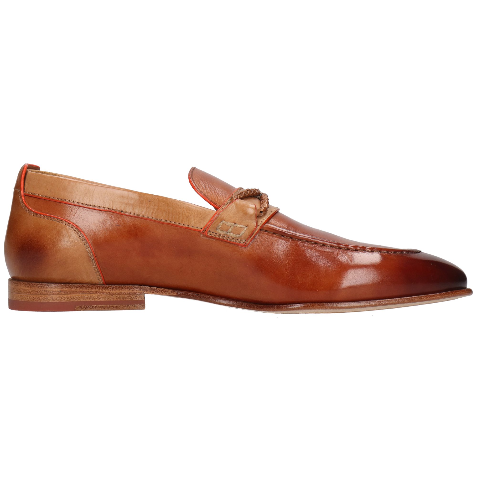Melvin & Hamilton Santo 1 Leder-Loafers für Herren Loafer Flache Absätze, Echtes Leder, Vegetabile Gerbung