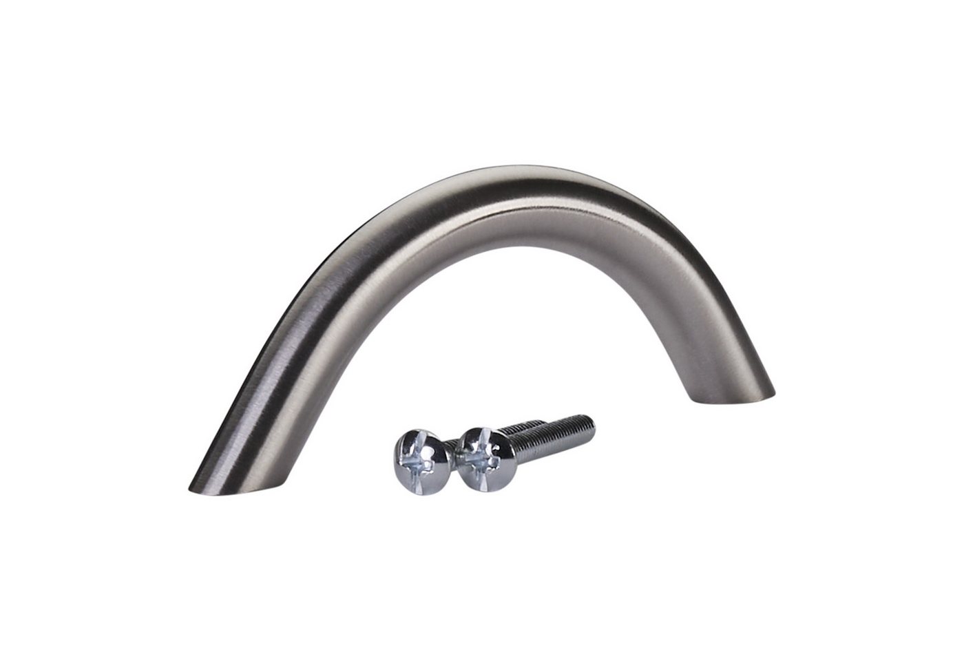 SO-TECH® Möbelgriff Bogengriff BG01e echt Edelstahl BA 64 - 320 mm - incl. Schra, Lochabstand 64 mm - inkl. Schrauben