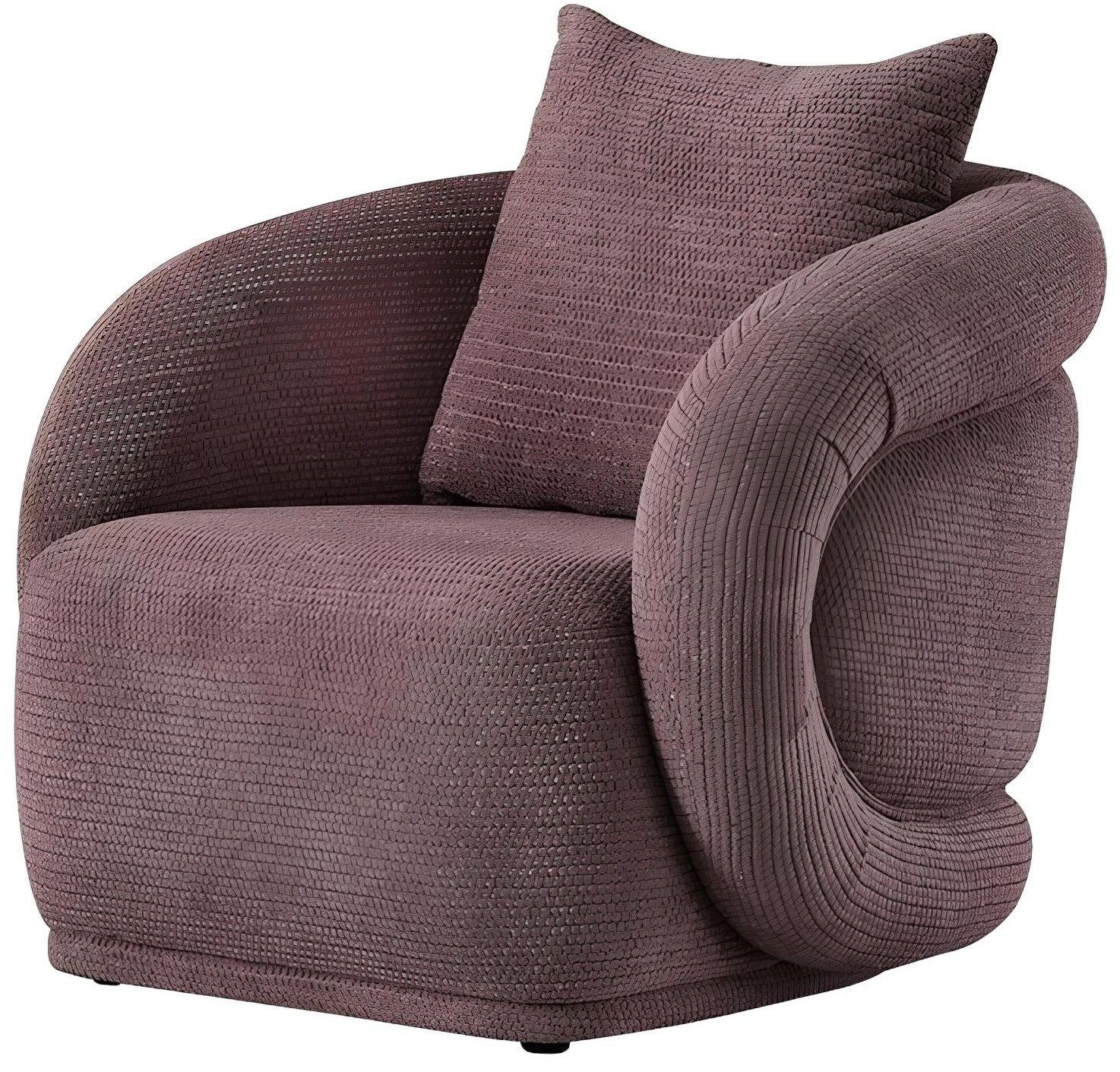 Loungesessel Luxuriöser Design-Sessel mit hochwertigem Textilbezug