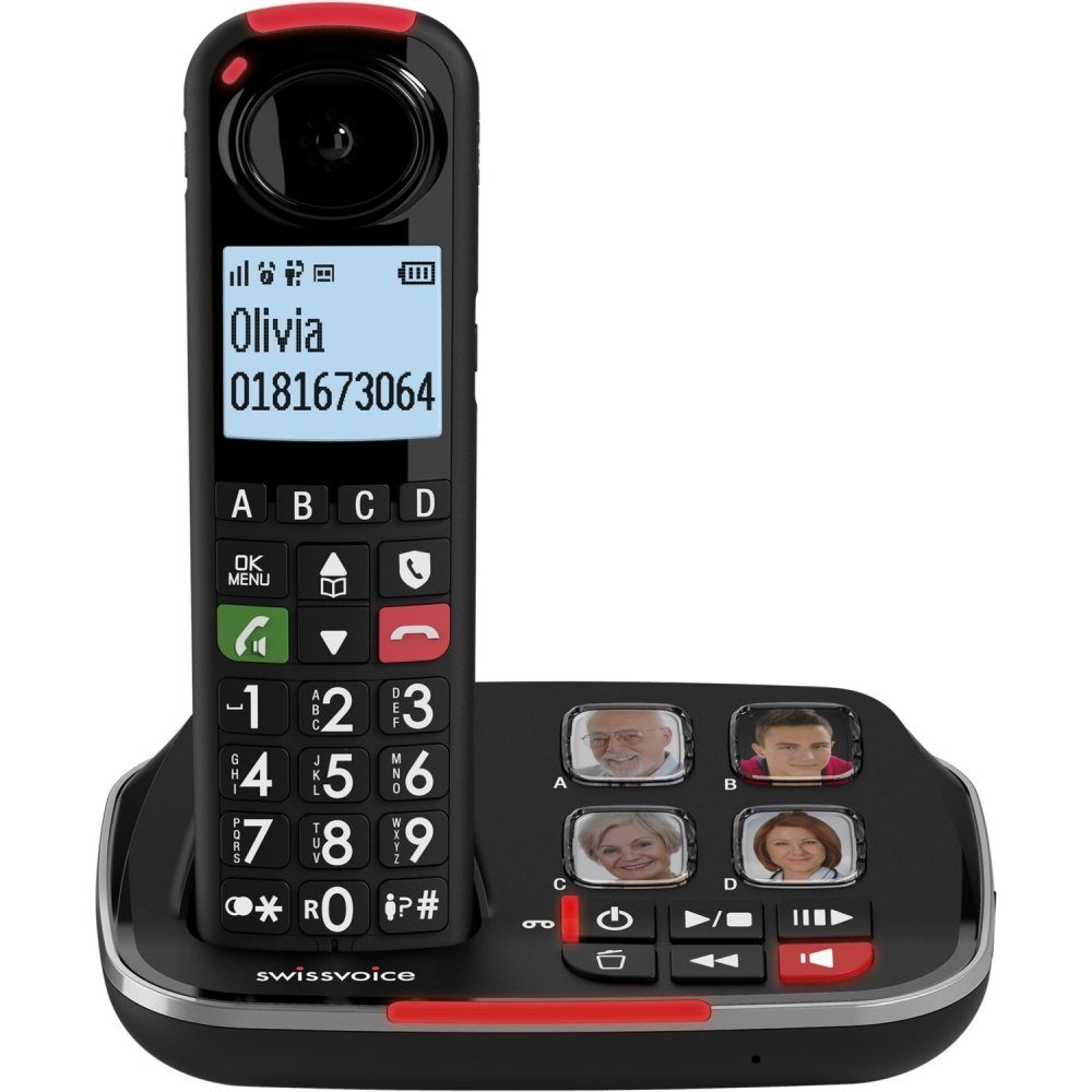 Swissvoice Xtra 2355 - Telefon - schwarz Seniorentelefon