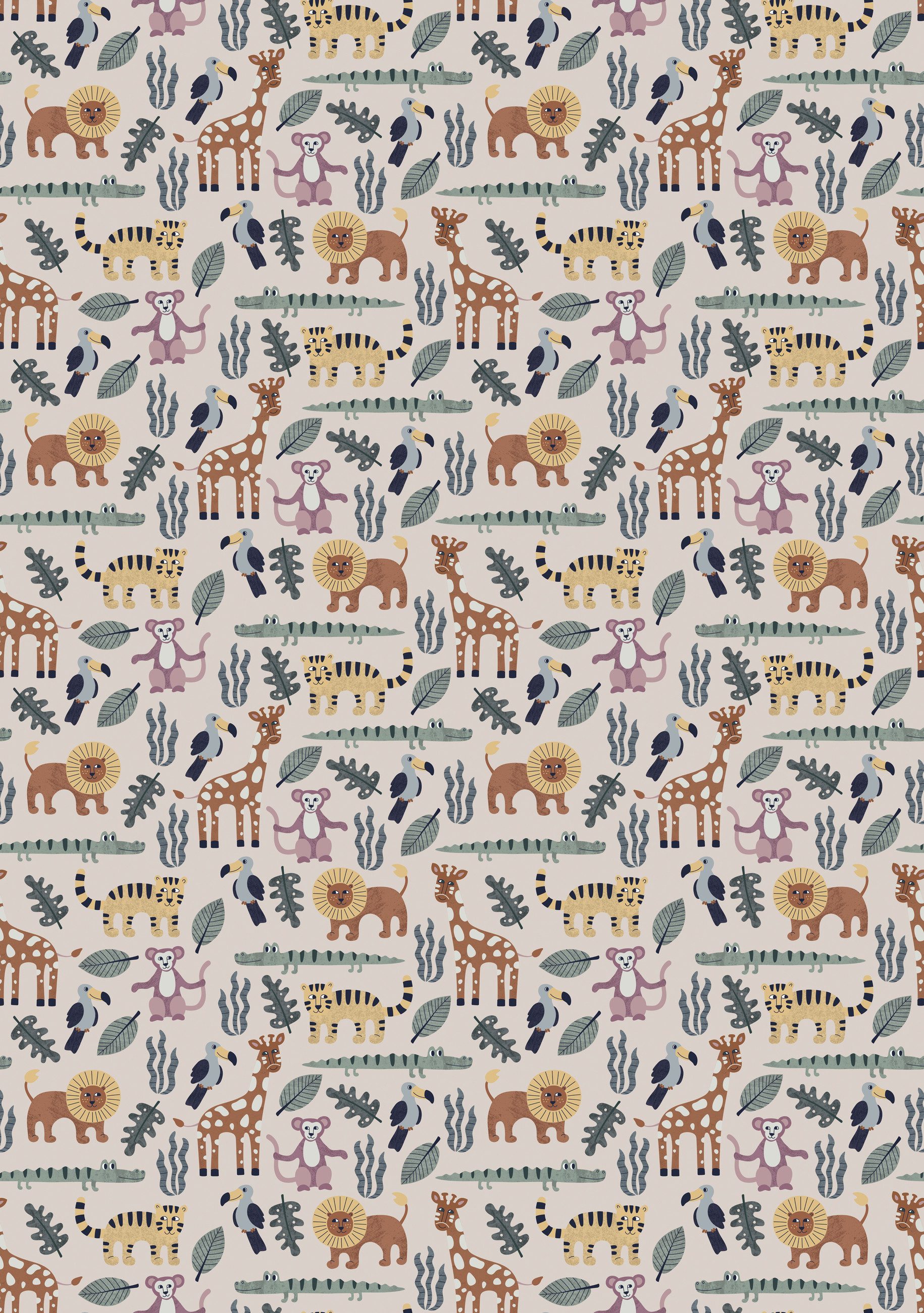 Fototapete Zoo in Grün, Roomblush - RB339