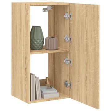 vidaXL TV-Schrank TV-Wandschrank mit LED-Leuchten Sonoma-Eiche 40,5x35x80 cm