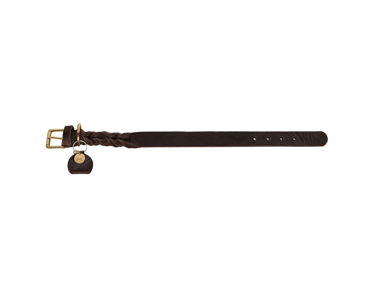 Thumbnail - Hunter Tierbedarf Hunde-Halsband Halsband Sansibar Solid dunkelbraun