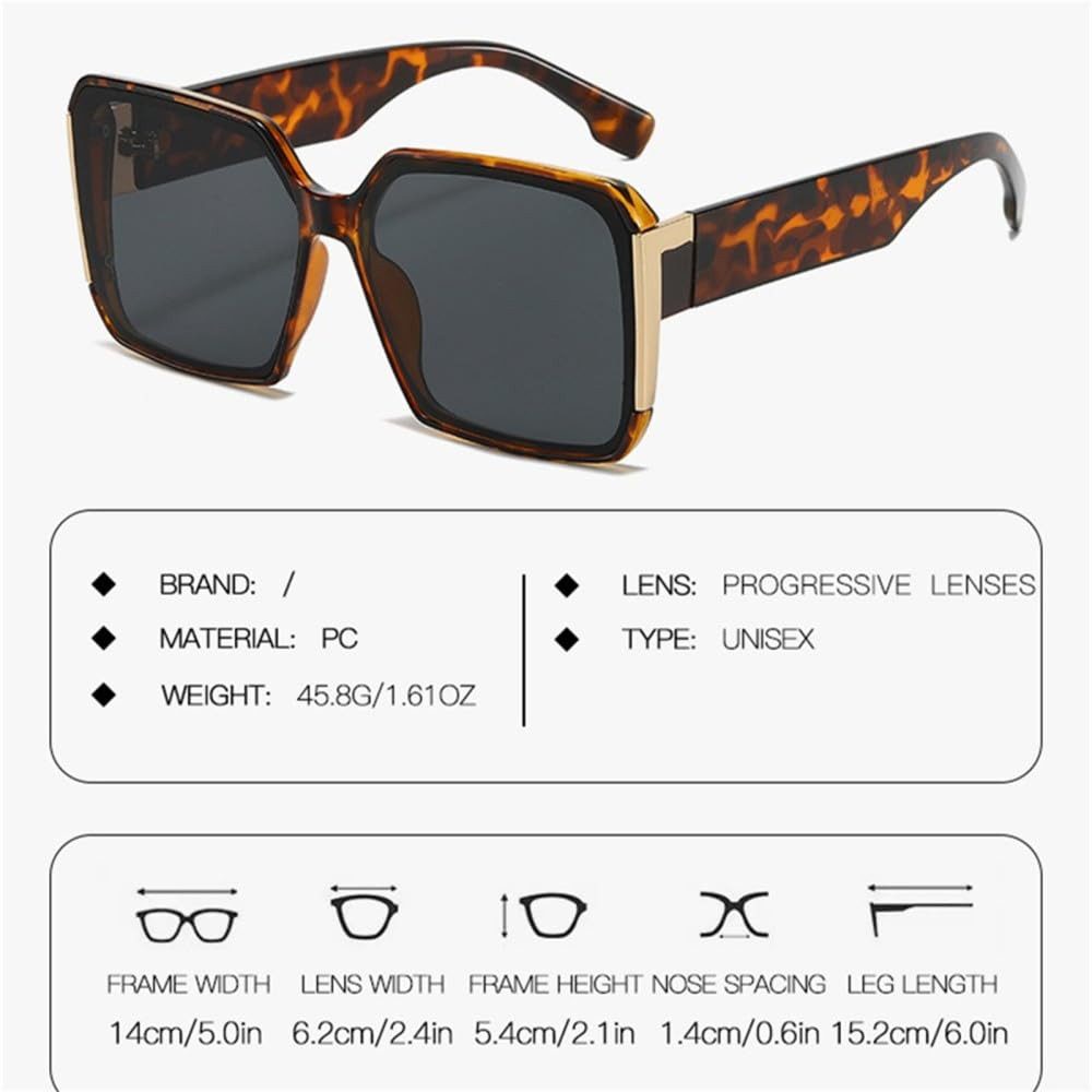 RWEUOQ Sonnenbrille Quadratische Sonnenbrille mit Farbverlauf, günstig online kaufen