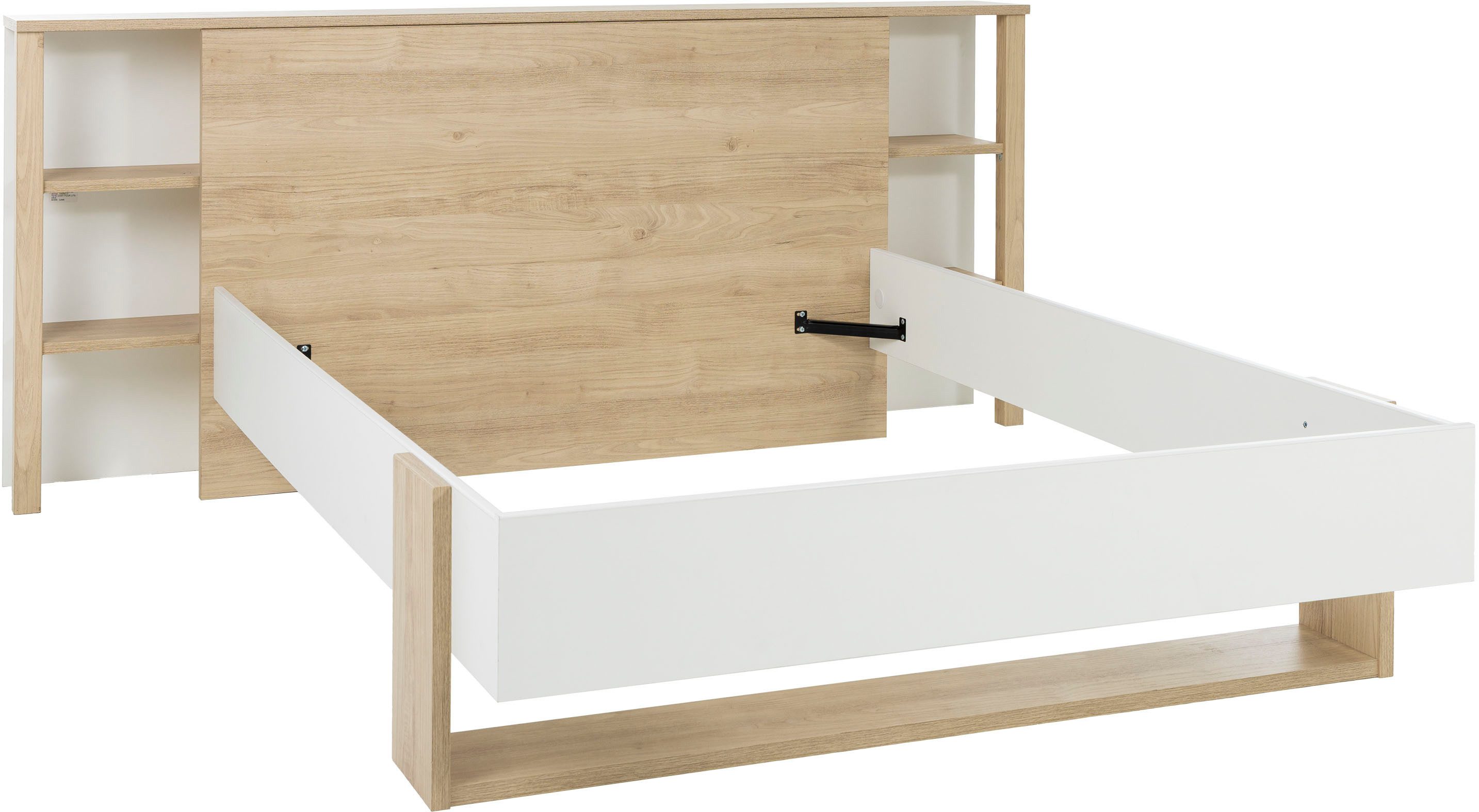 Gami Bücherregal ARIA Bücherregal Kopfteil, Ein praktisches Kopfteil für optimalen Stauraum.