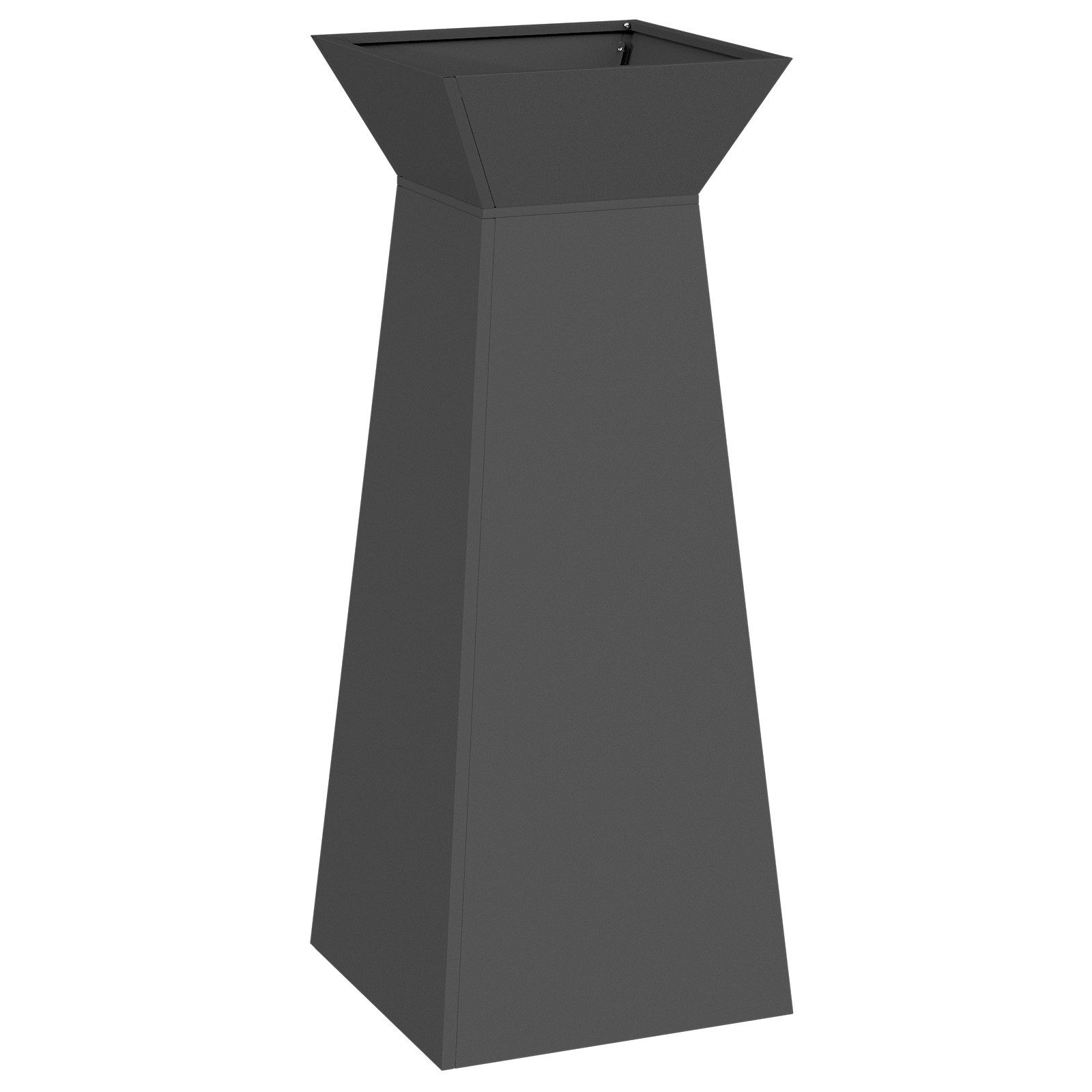 vidaXL Blumentopf Pflanzenständer Schwarz Metall 40 günstig online kaufen