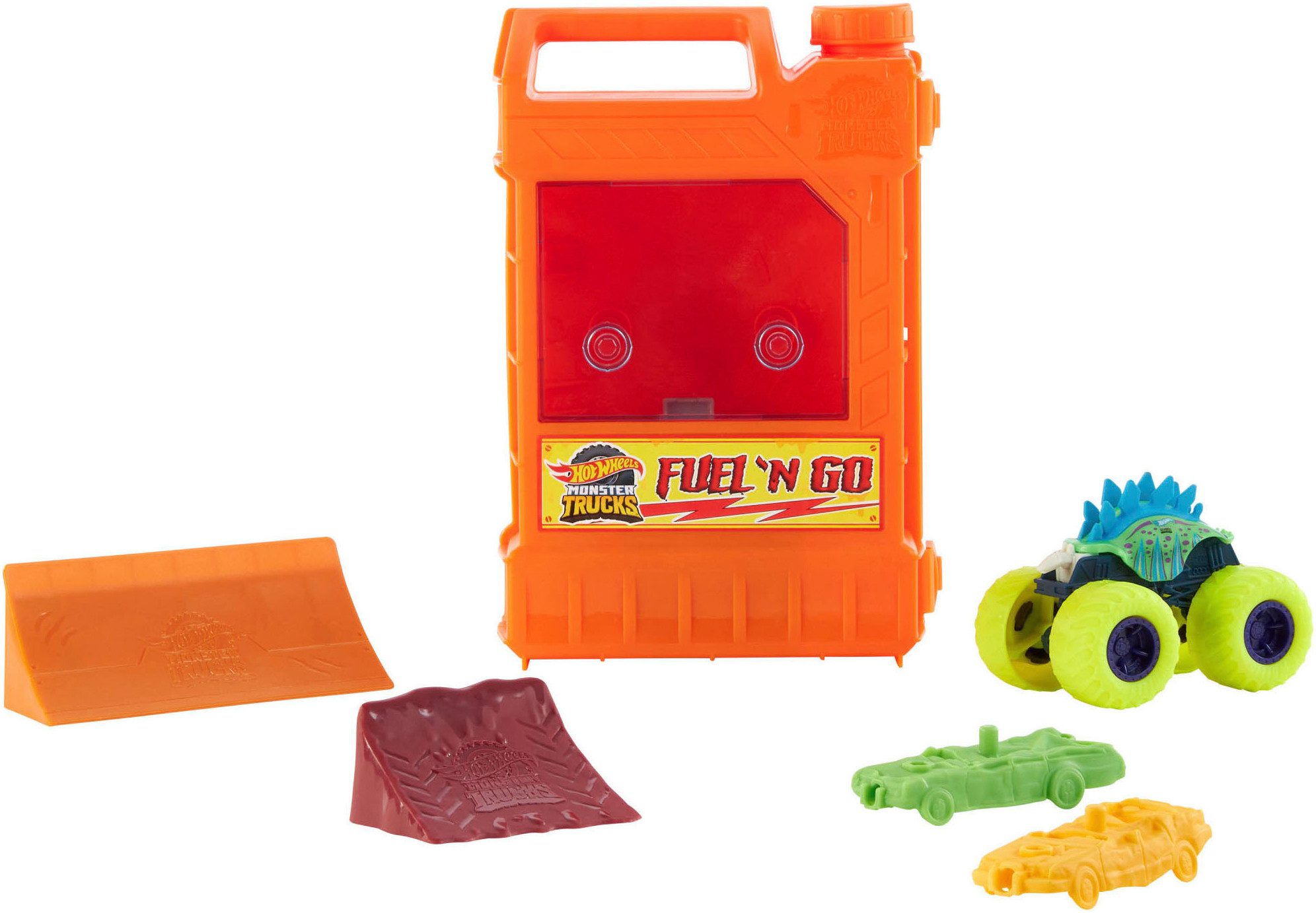 Hot Wheels Spielzeug-Monstertruck Fuel N’ Go-Spielset günstig online kaufen