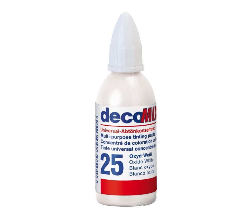 decotric® Vollton- und Abtönfarbe ml 20 Decotric weiß Abtönkonzentrat